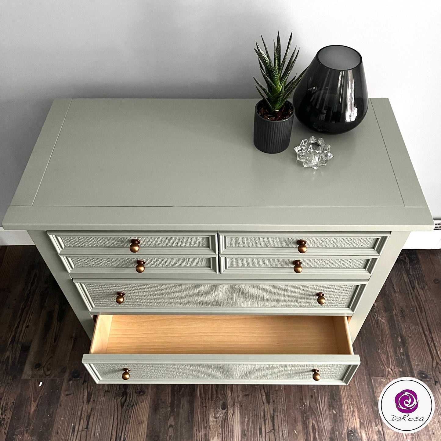 Sage Green 3 Drawer Dresser