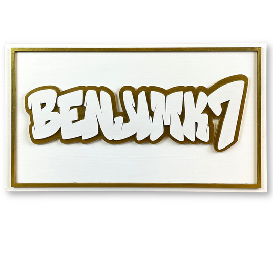 Custom License Plate Sign
