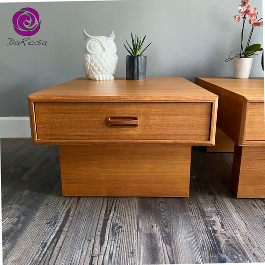 Set of 2 MCM End Tables