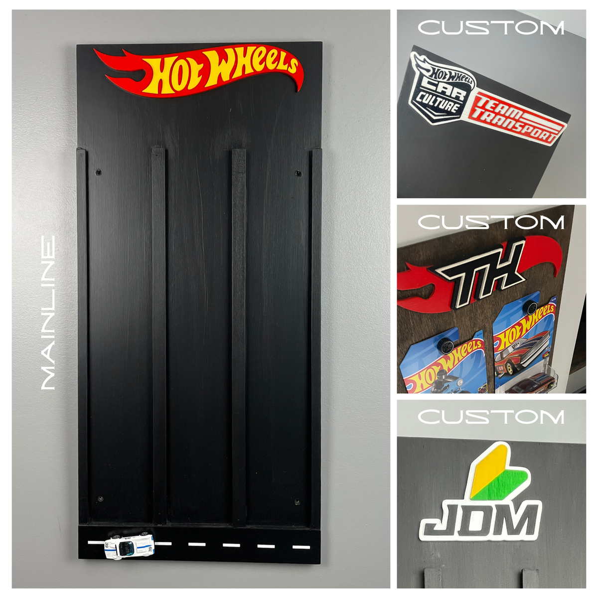 Toy Car Display Shelf 1/64 for Hot Wheels " Car Culture " Blister Packs