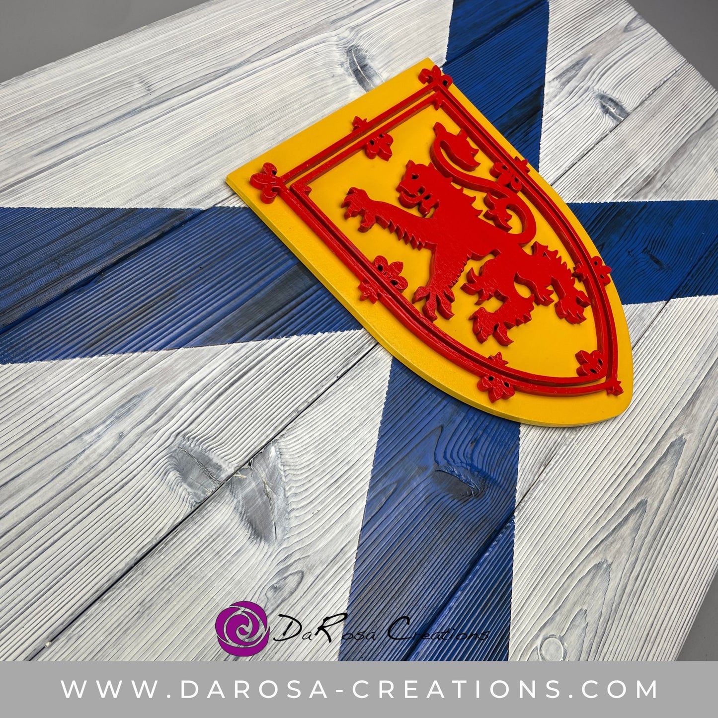 Nova Scotia Wood Flag – Burnt Cedar, Outdoor Fade Resistant