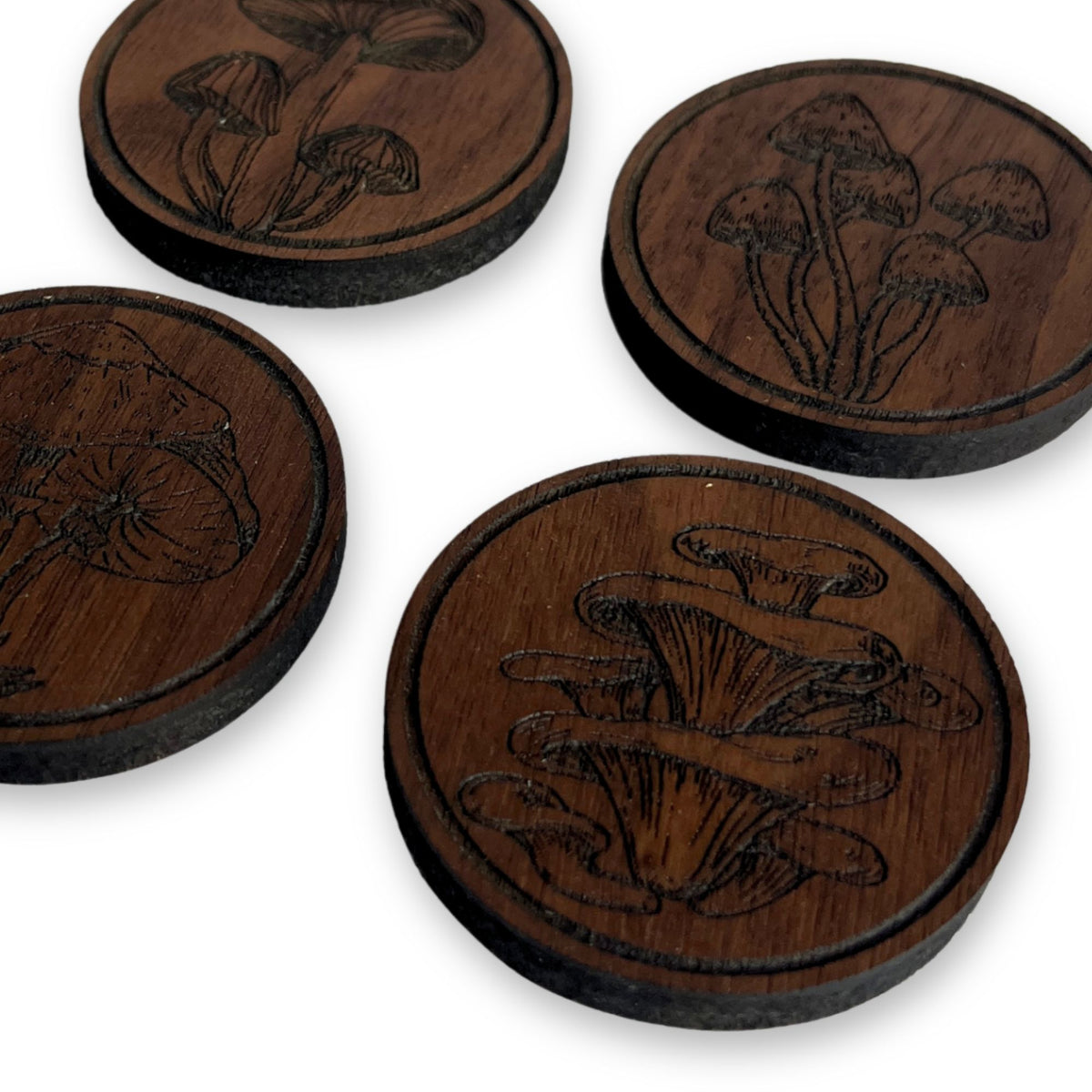 Mushroom Drawer Knob – Walnut Cabinet Hardware
