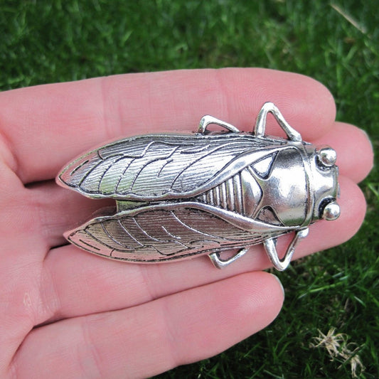 Cicada knob in SIlver - DaRosa Creations