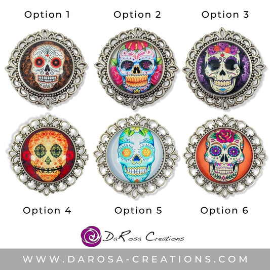 Sugar Skull Drawer Knobs - DaRosa Creations