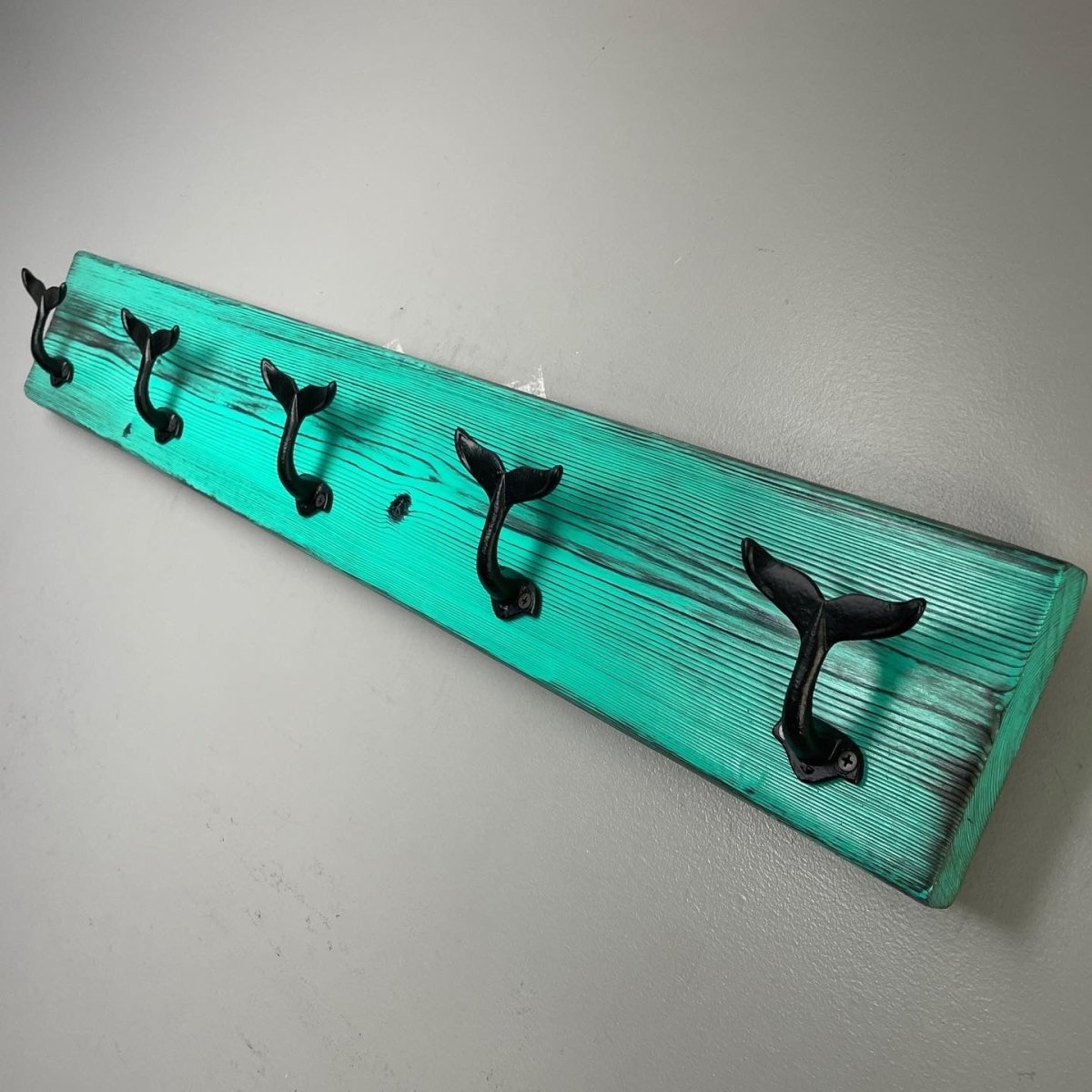 Towel Rack with 5 Whale Tail Hooks 36 inch - DaRosa Creations