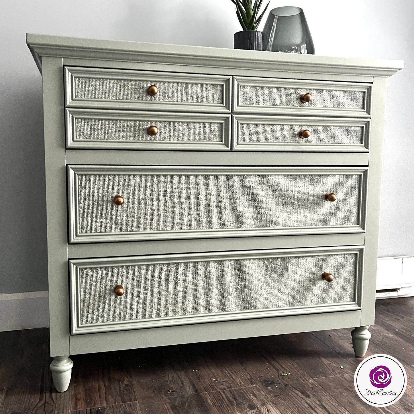 Sage Green 3 Drawer Dresser