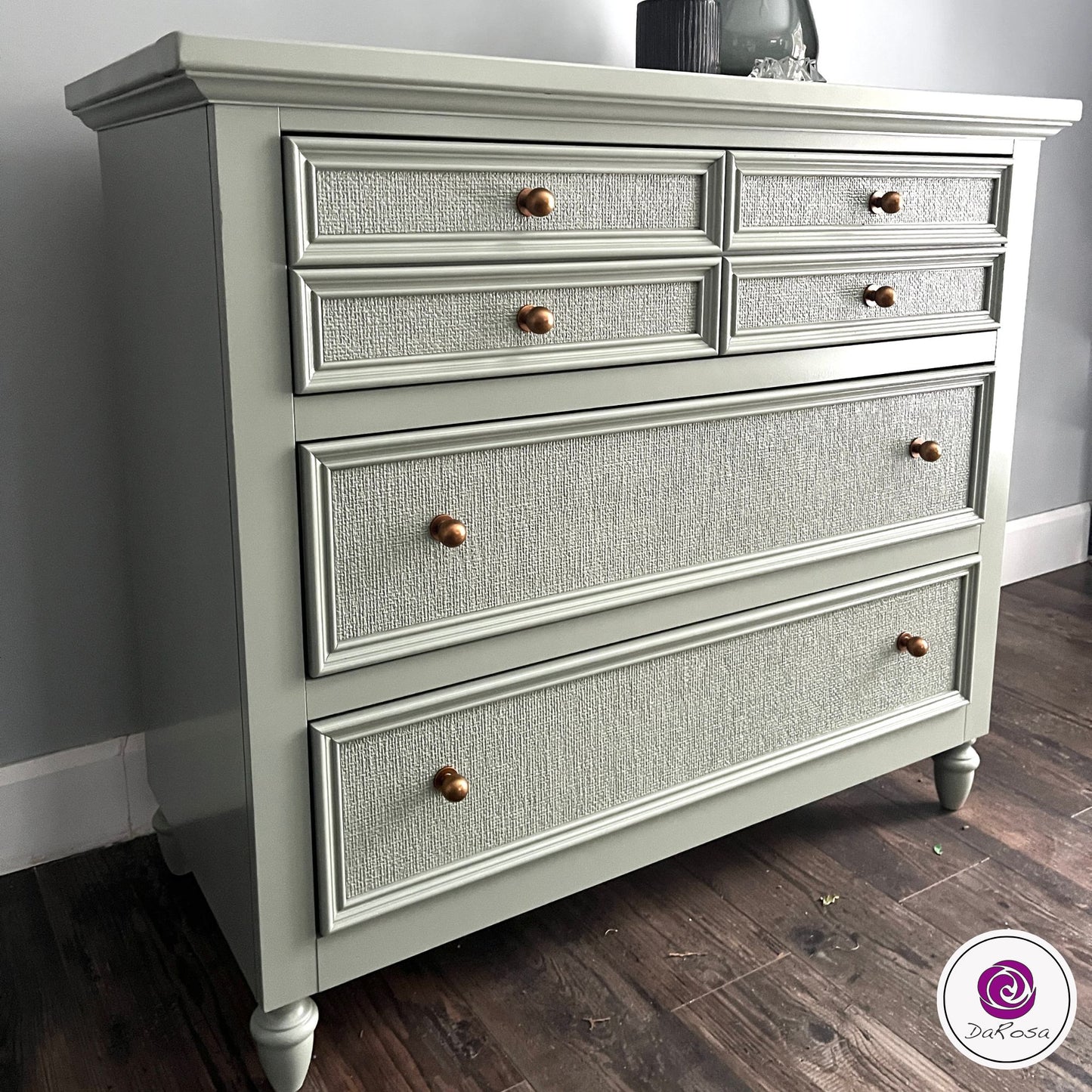 Sage Green 3 Drawer Dresser