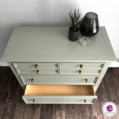 Sage Green 3 Drawer Dresser