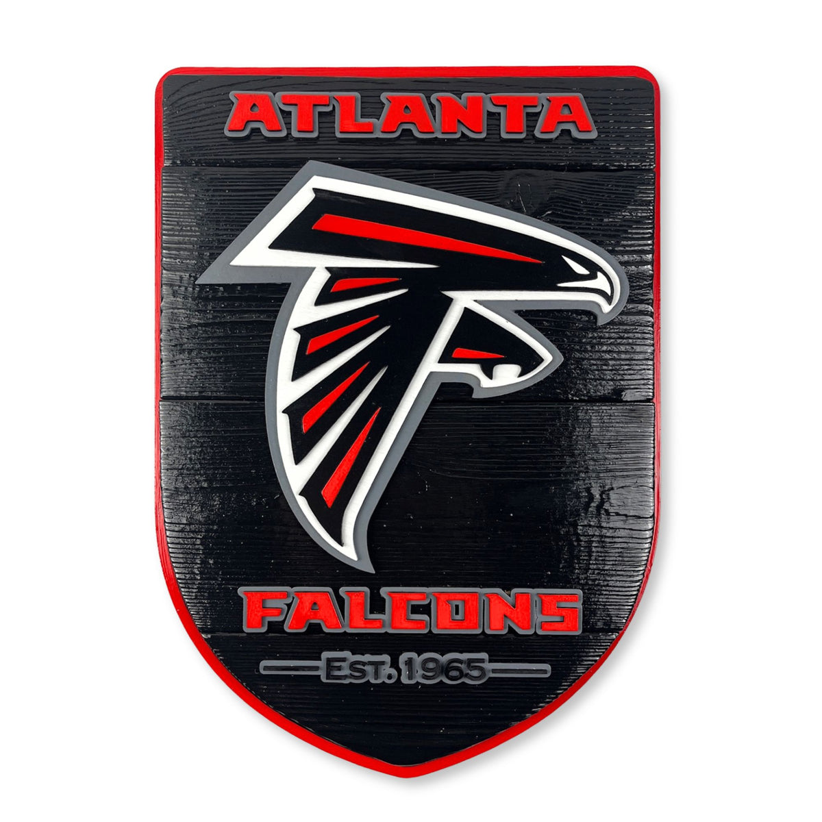 Atlanta Falcons Fan Art for Wall on white background