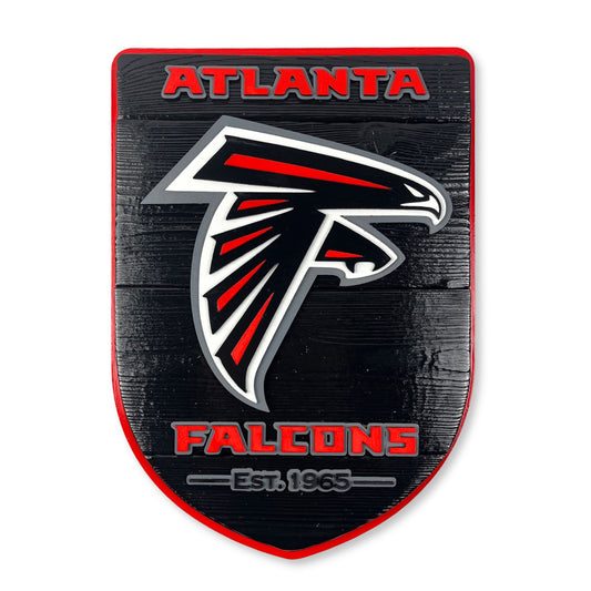 Atlanta Falcons Fan Art for Wall on white background