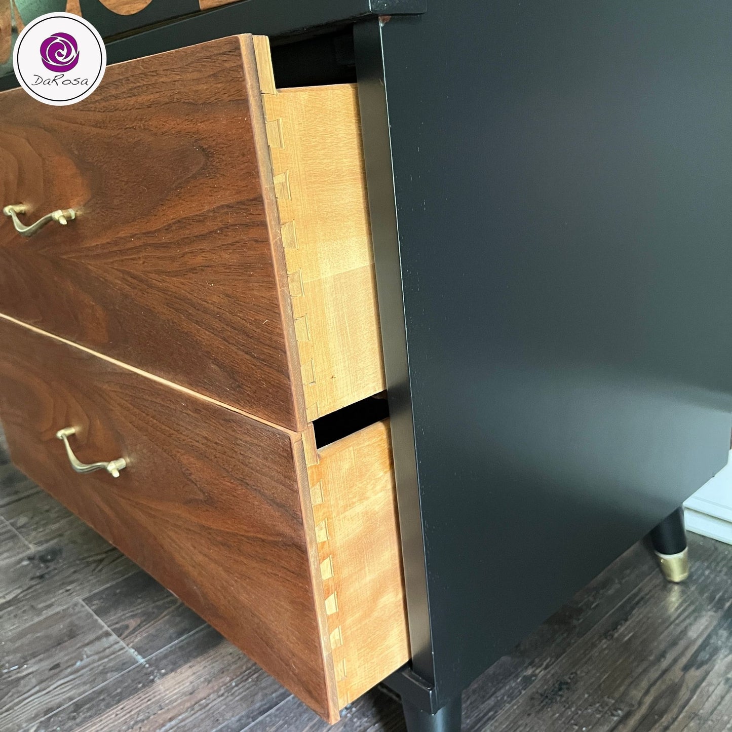 MCM Dresser with Circle Pattern
