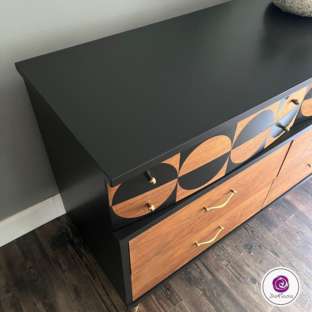 MCM Dresser with Circle Pattern