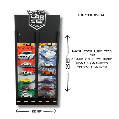 Toy Car Display Shelf 1/64 for Hot Wheels " Mainline " Blister Packs