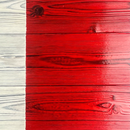 Italy Wood Flag – Handmade Burnt Cedar Wall Decor