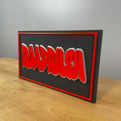 Custom License Plate Sign