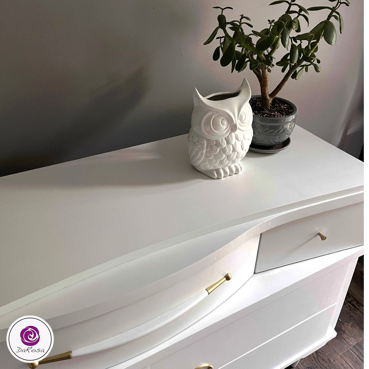 MCM Refinished White dresser