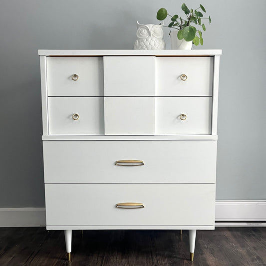 White MCM Dresser