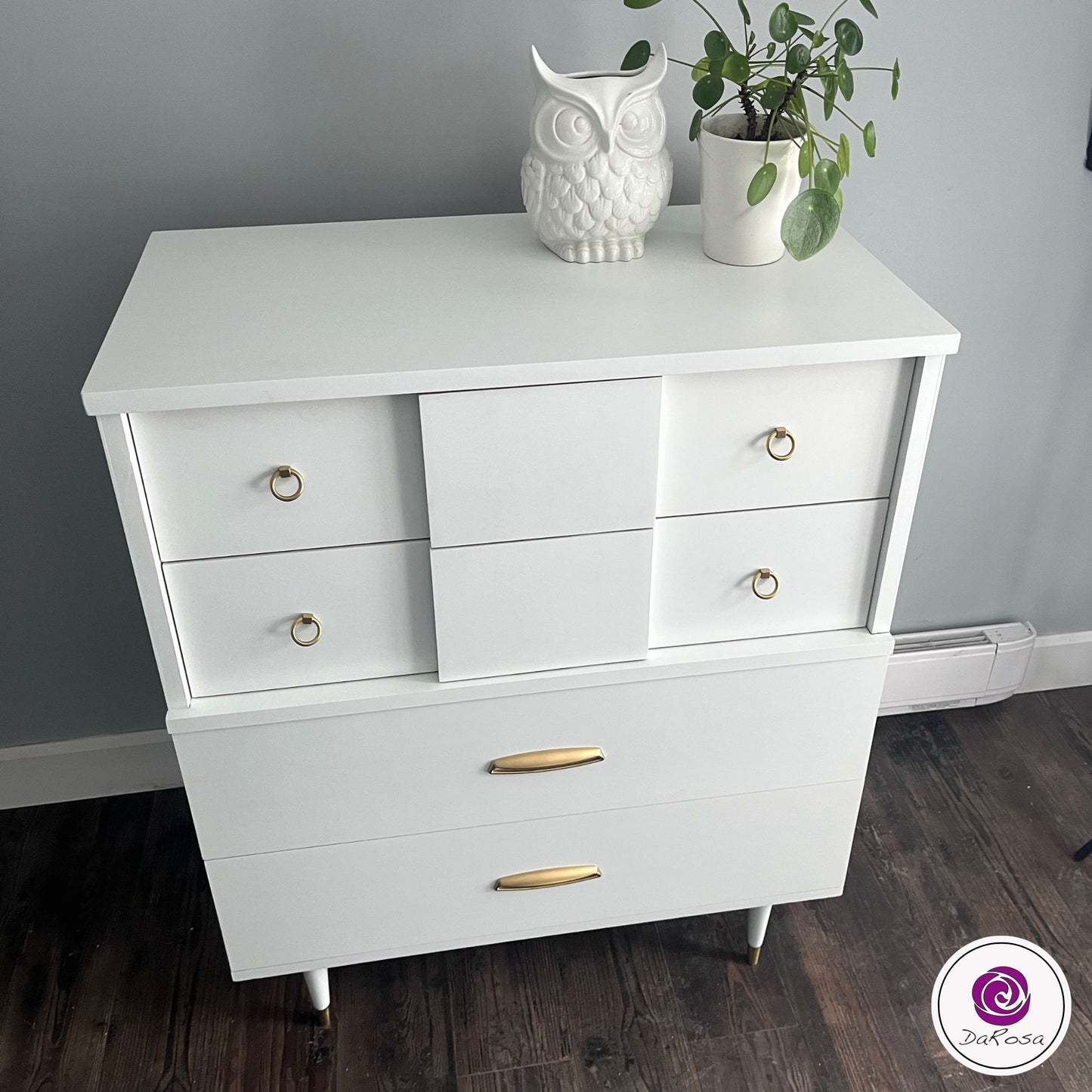 White MCM Dresser