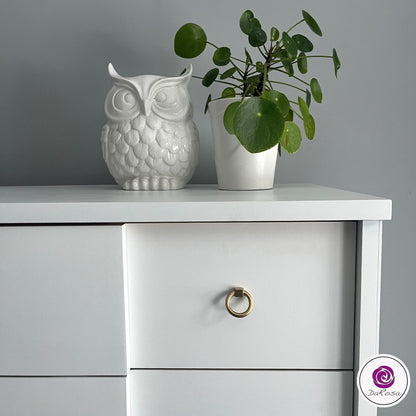 White MCM Dresser