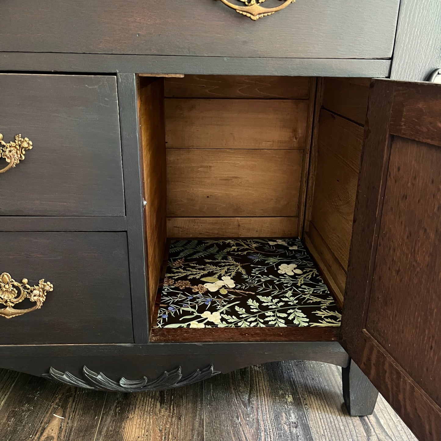 Antique Oak Washstand