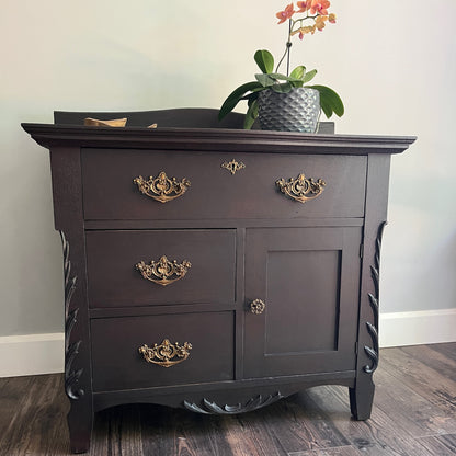 Antique Oak Washstand