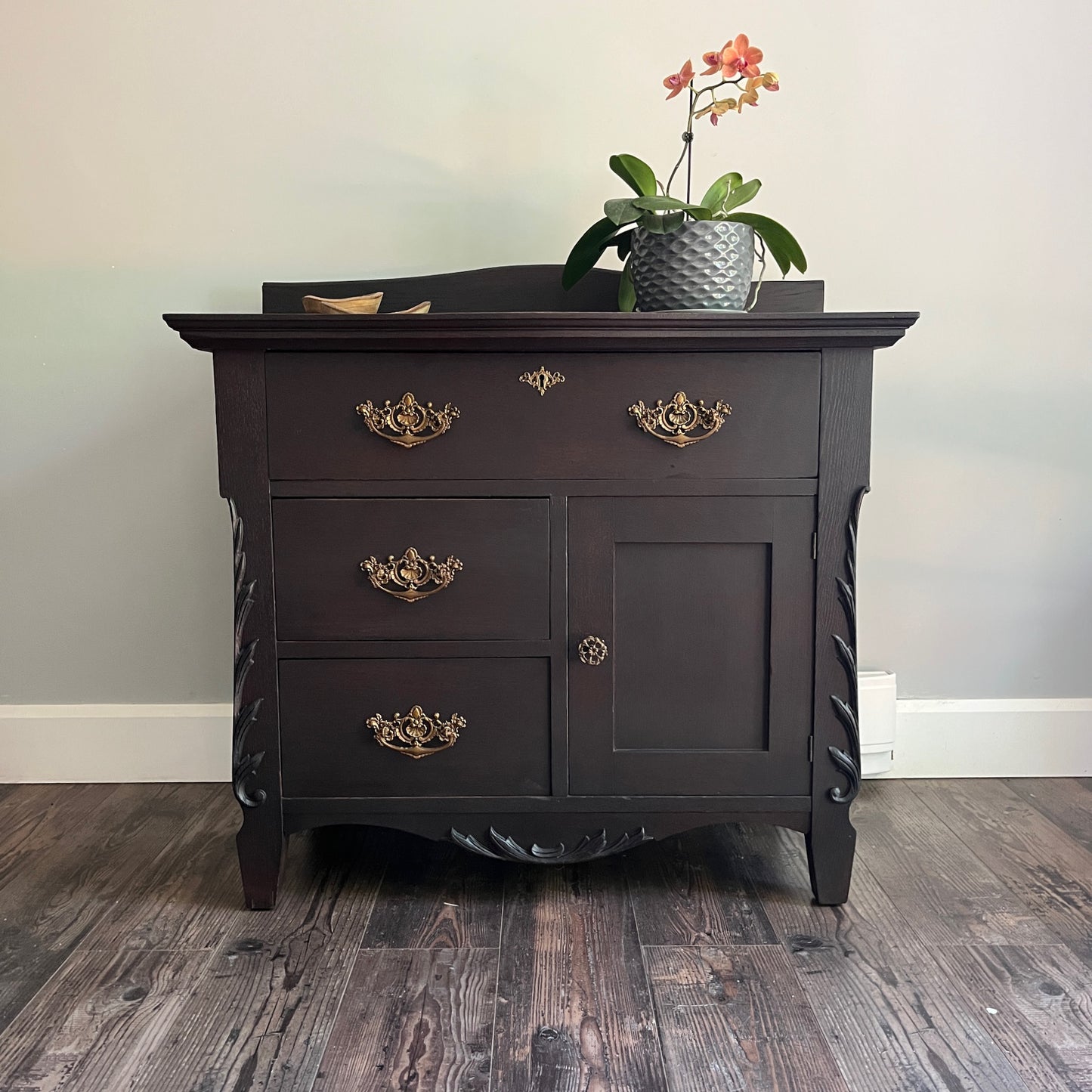 Antique Oak Washstand