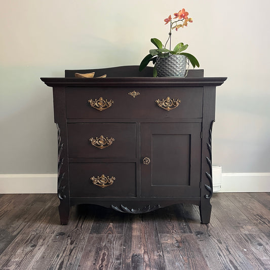 Antique Oak Washstand