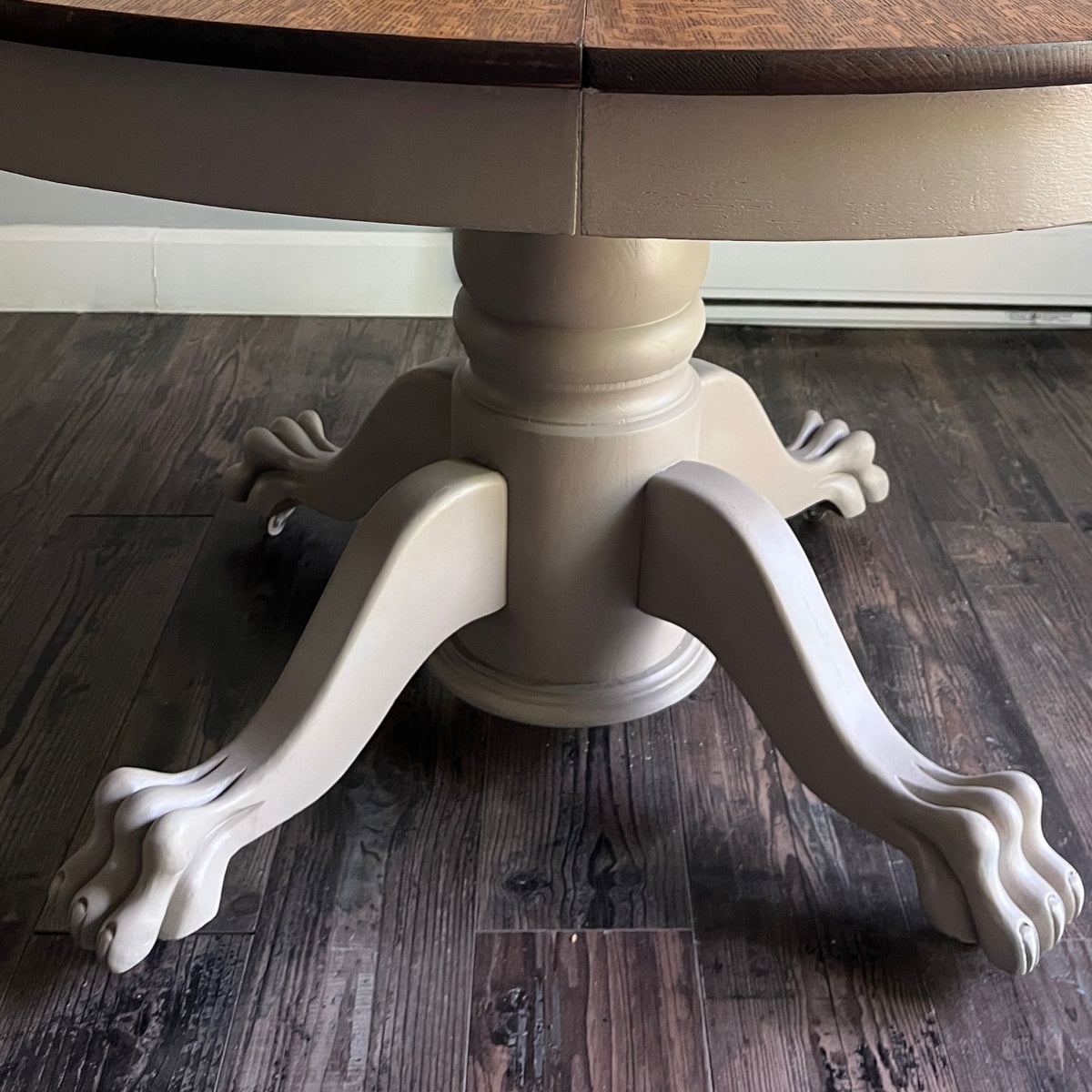 Oak Pedestal Table