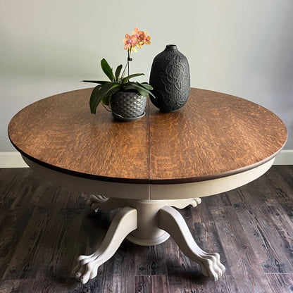Oak Pedestal Table