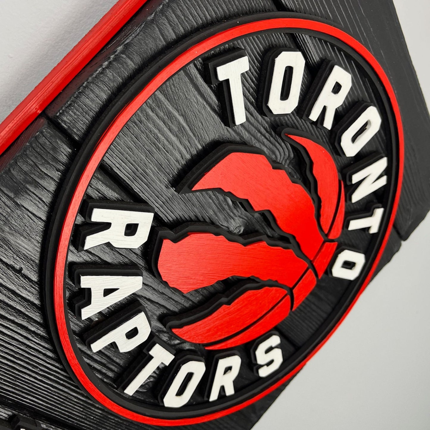 Toronto Raptors Wood Shield – Wall Art – Handmade Fan Decor