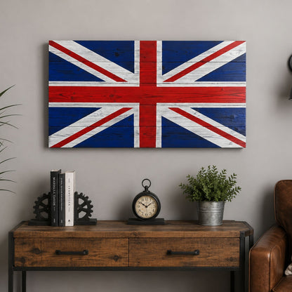quality wood union jack flag made by darosa creations